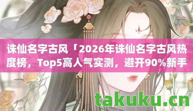 2026年诛仙名字古风热度榜图片
