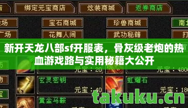 骨灰级老炮的热血游戏路与实用秘籍大公开图片