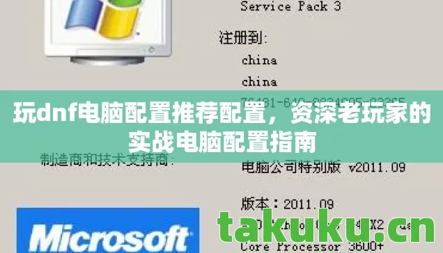 资深老玩家的实战电脑配置指南图片