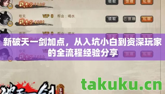 从入坑小白到资深玩家的全流程经验分享图片