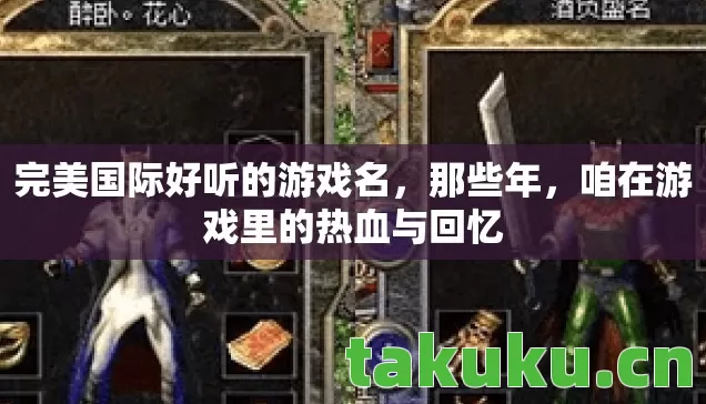 咱在游戏里的热血与回忆图片