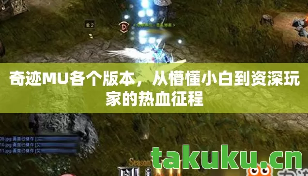 奇迹MU各个版本，从懵懂小白到资深玩家的热血征程