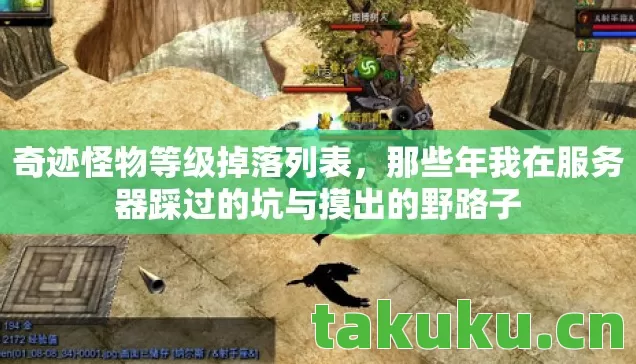 奇迹怪物等级掉落列表，那些年我在服务器踩过的坑与摸出的野路子