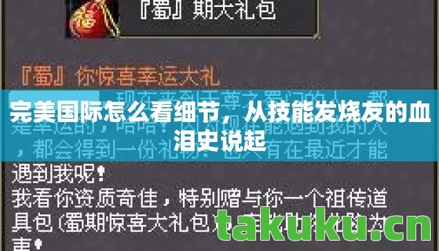 完美国际怎么看细节,从技能发烧友的血泪史说起 完美国际怎么看细节,从技能发烧友的血泪史说起