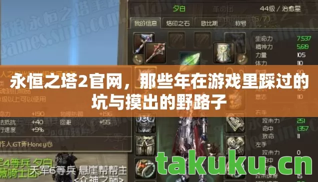 永恒之塔2官网，那些年在游戏里踩过的坑与摸出的野路子