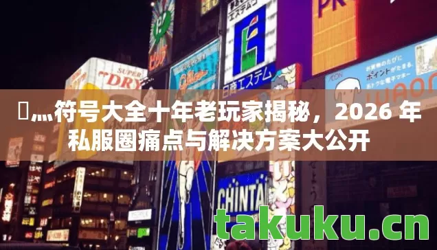 乄灬符号大全十年老玩家揭秘，2026 年私服圈痛点与解决方案大公开