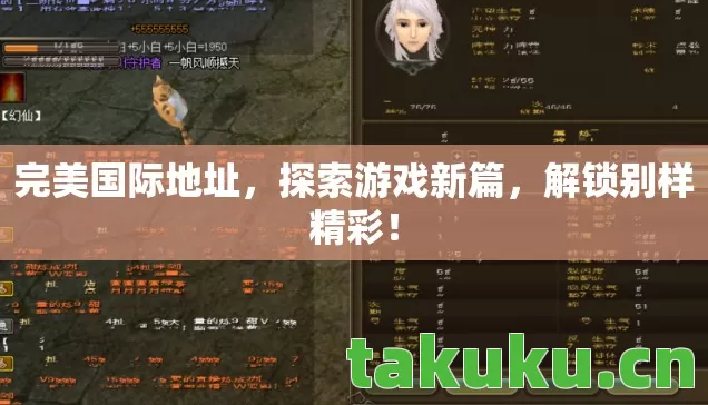 完美国际地址，探索游戏新篇，解锁别样精彩！