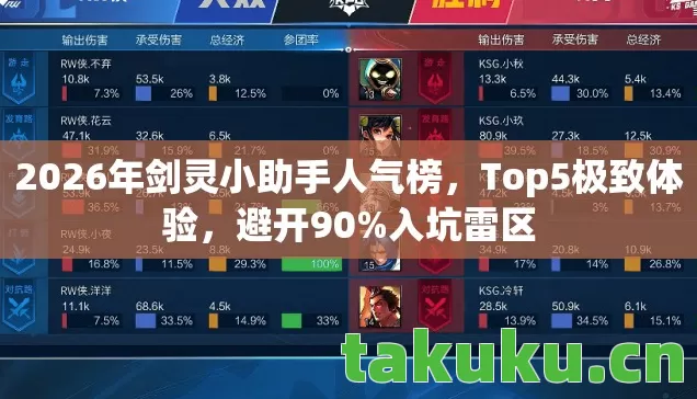 2026年剑灵小助手人气榜,Top5极致体验,避开90%入坑雷区 2026年剑灵小助手人气榜,Top5极致体验,避开90%入坑雷区