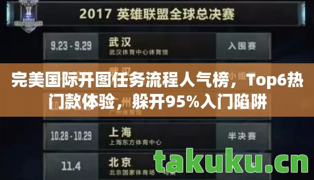 完美国际开图任务流程人气榜,Top6热门款体验,躲开95%入门陷阱 完美国际开图任务流程人气榜,Top6热门款体验,躲开95%入门陷阱