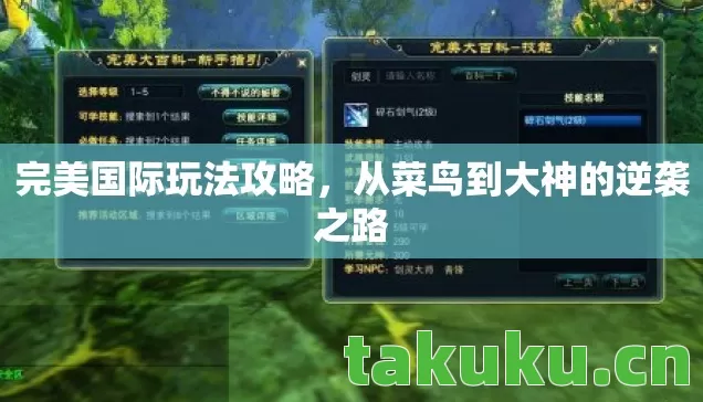 完美国际玩法攻略,从菜鸟到大神的逆袭之路 完美国际玩法攻略,从菜鸟到大神的逆袭之路