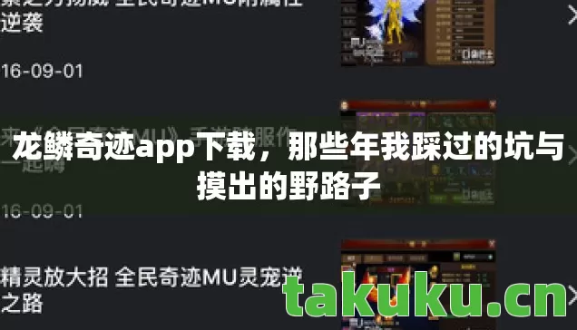 龙鳞奇迹app下载,那些年我踩过的坑与摸出的野路子 龙鳞奇迹app下载,那些年我踩过的坑与摸出的野路子