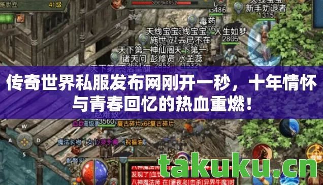 传奇世界私服发布网刚开一秒,十年情怀与青春回忆的热血重燃! 传奇世界私服发布网刚开一秒,十年情怀与青春回忆的热血重燃!