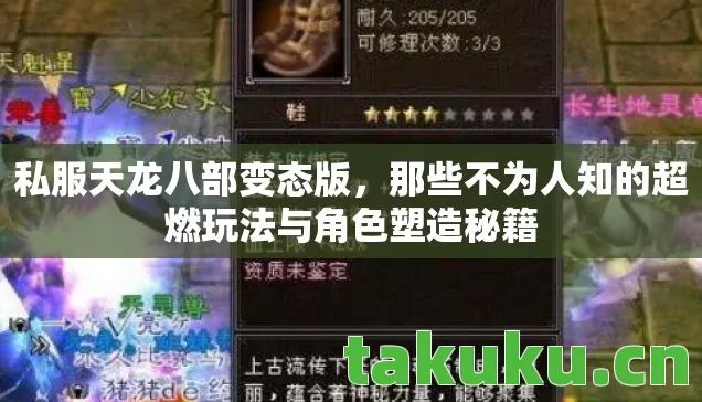 私服天龙八部变态版,那些不为人知的超燃玩法与角色塑造秘籍 私服天龙八部变态版,那些不为人知的超燃玩法与角色塑造秘籍