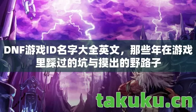 DNF游戏ID名字大全英文,那些年在游戏里踩过的坑与摸出的野路子 DNF游戏ID名字大全英文,那些年在游戏里踩过的坑与摸出的野路子