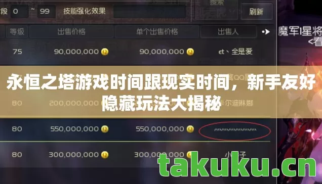 永恒之塔游戏时间跟现实时间,新手友好隐藏玩法大揭秘 永恒之塔游戏时间跟现实时间,新手友好隐藏玩法大揭秘