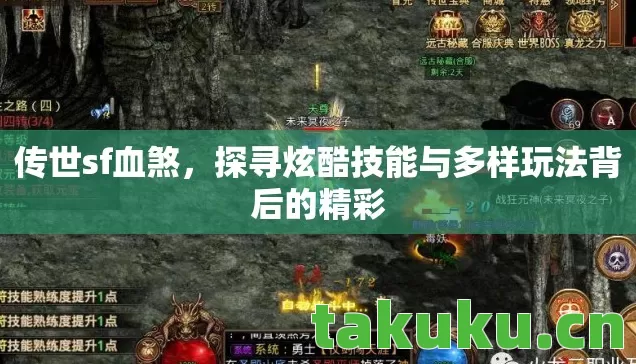 传世sf血煞,探寻炫酷技能与多样玩法背后的精彩 传世sf血煞,探寻炫酷技能与多样玩法背后的精彩