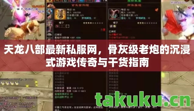天龙八部最新私服网，骨灰级老炮的沉浸式游戏传奇与干货指南
