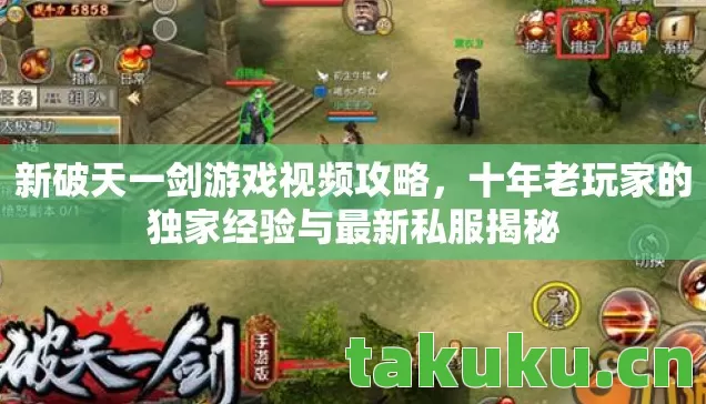 新破天一剑游戏视频攻略，十年老玩家的独家经验与最新私服揭秘