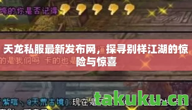 天龙私服最新发布网，探寻别样江湖的惊险与惊喜