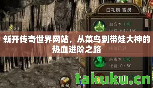 新开传奇世界网站,从菜鸟到带娃大神的热血进阶之路 新开传奇世界网站,从菜鸟到带娃大神的热血进阶之路