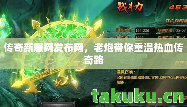 传奇新服网发布网，老炮带你重温热血传奇路