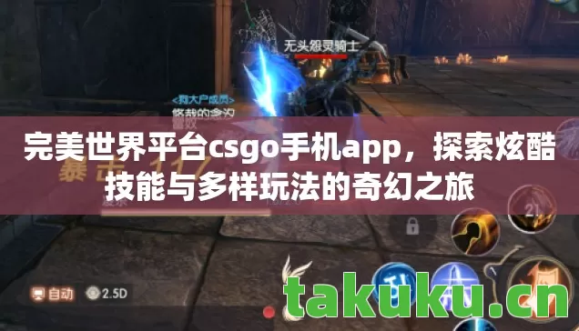 完美世界平台csgo手机app，探索炫酷技能与多样玩法的奇幻之旅