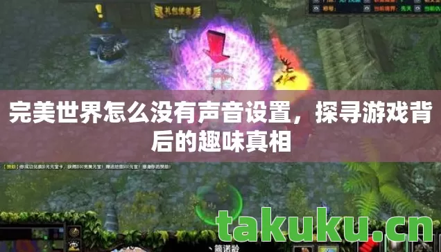 完美世界怎么没有声音设置,探寻游戏背后的趣味真相 完美世界怎么没有声音设置,探寻游戏背后的趣味真相