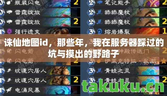 诛仙地图id，那些年，我在服务器踩过的坑与摸出的野路子