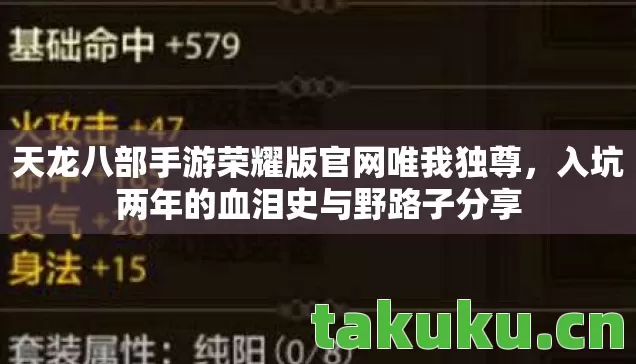 天龙八部手游荣耀版官网唯我独尊，入坑两年的血泪史与野路子分享