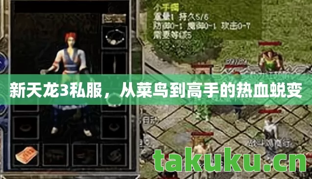 新天龙3私服，从菜鸟到高手的热血蜕变
