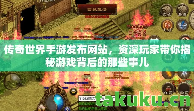 传奇世界手游发布网站，资深玩家带你揭秘游戏背后的那些事儿