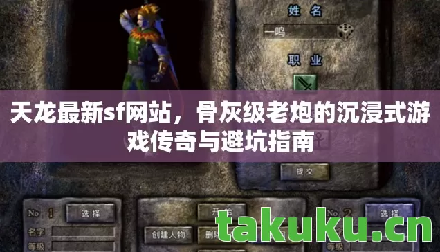 天龙最新sf网站，骨灰级老炮的沉浸式游戏传奇与避坑指南