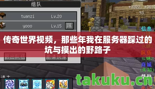 传奇世界视频，那些年我在服务器踩过的坑与摸出的野路子