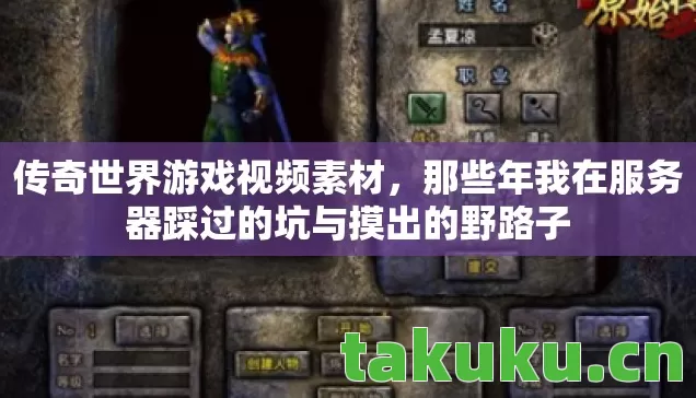 传奇世界游戏视频素材，那些年我在服务器踩过的坑与摸出的野路子