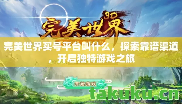 完美世界买号平台叫什么，探索靠谱渠道，开启独特游戏之旅