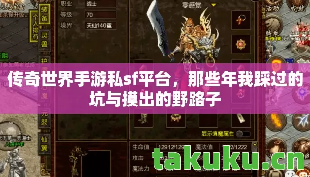传奇世界手游私sf平台,那些年我踩过的坑与摸出的野路子 传奇世界手游私sf平台,那些年我踩过的坑与摸出的野路子