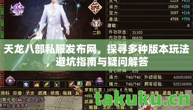 天龙八部私服发布网,探寻多种版本玩法,避坑指南与疑问解答 天龙八部私服发布网,探寻多种版本玩法,避坑指南与疑问解答