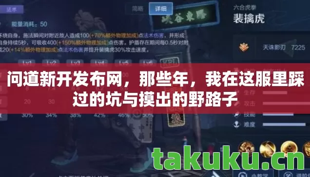 问道新开发布网，那些年，我在这服里踩过的坑与摸出的野路子
