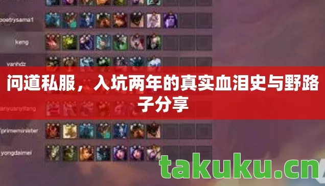 问道私服，入坑两年的真实血泪史与野路子分享