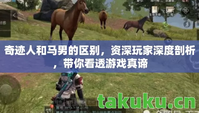 奇迹人和马男的区别，资深玩家深度剖析，带你看透游戏真谛