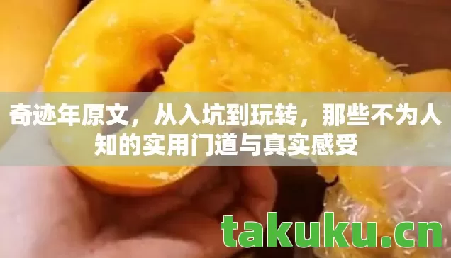 奇迹年原文,从入坑到玩转,那些不为人知的实用门道与真实感受 奇迹年原文,从入坑到玩转,那些不为人知的实用门道与真实感受