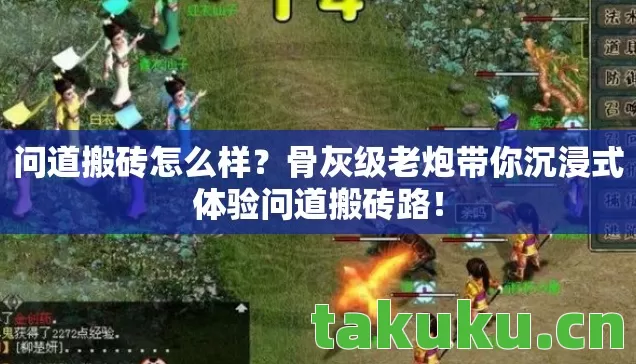 骨灰级老炮带你沉浸式体验问道搬砖路图片