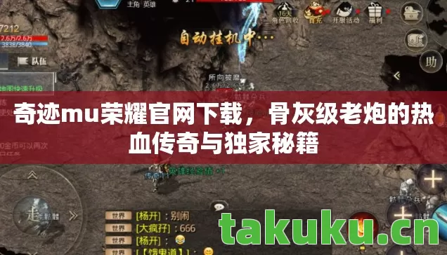 骨灰级老炮的热血传奇与独家秘籍图片