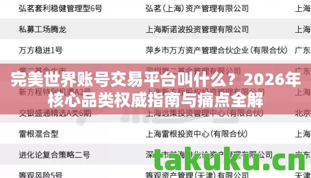 2026年核心品类权威指南与痛点全解图片