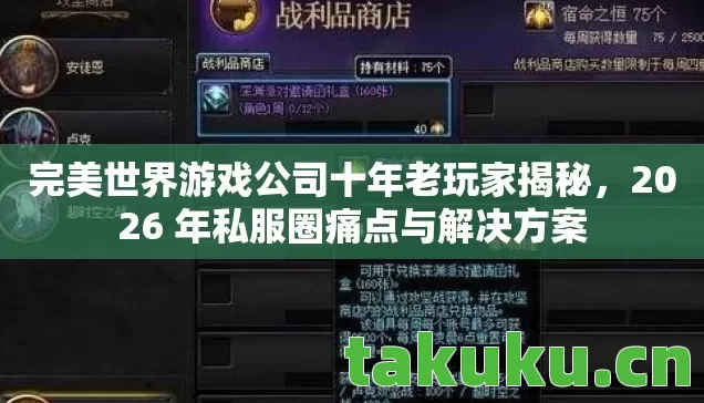 2026 年私服圈痛点与解决方案图片