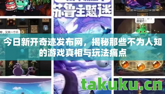揭秘那些不为人知的游戏真相与玩法痛点图片