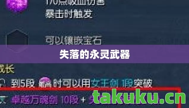 失落的永灵武器