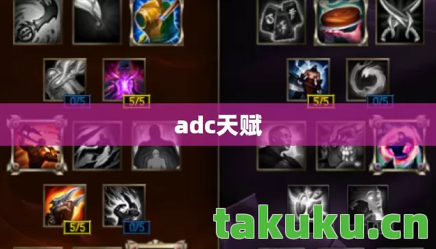 adc天赋图片