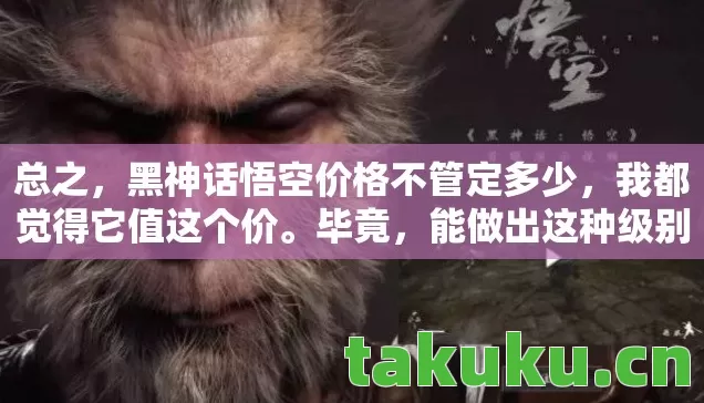 黑神话悟空价格不管定多少图片