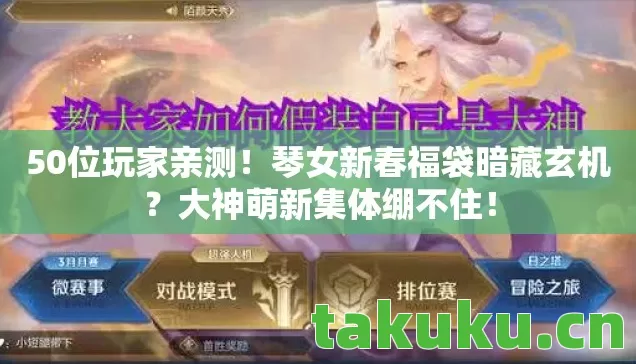 琴女新春福袋暗藏玄机图片